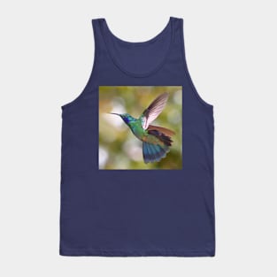 Green Violetear Hummingbird Tank Top